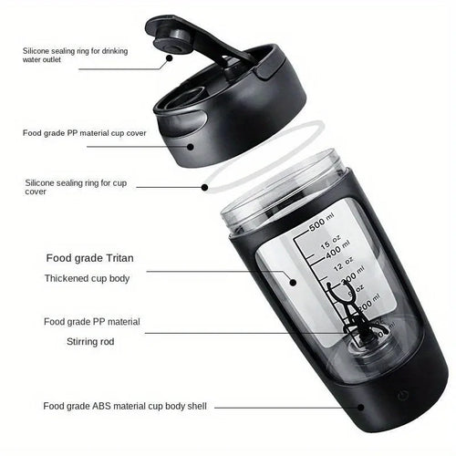 Automatic Protein Shaker Bottle