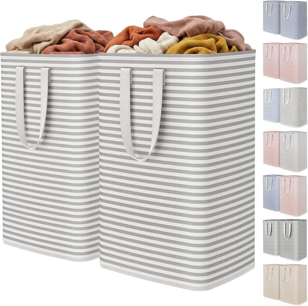 Sturdy Collapsible Laundry Basket Quick-Fold